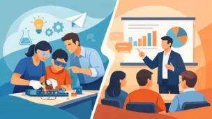 Ensino prático vs aula expositiva: qual rende mais?