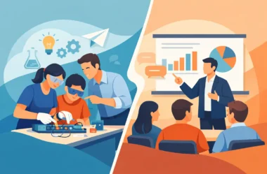 Ensino prático vs aula expositiva: qual rende mais?